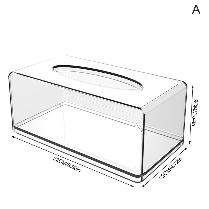 Новый Прозрачный Акриловый Держатель для Коробки с Салфетками Диспенсер для Салфеток Держатель для Салфеток Автомобильный Домашний Офисный Настольный Органайзер-Коробка для Хранения Салфеток