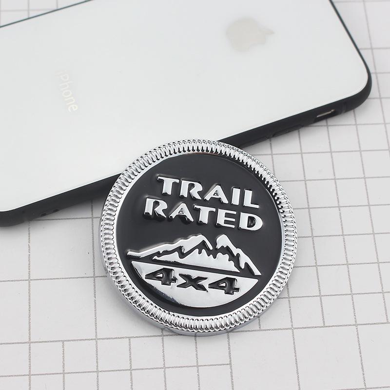 Jeep Внедорожник Compass Wrangler 4X4 Снежная Гора Металлическая Наклейка-Эмблема