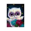 Краска по номерам для взрослых, мультяшная сова, сделай сам, ручная роспись, картина маслом, домашний декор, подарок