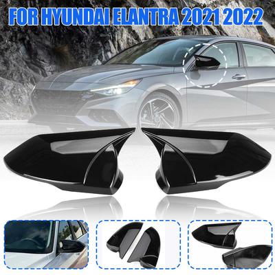 Для Hyundai Elantra 2021 2022 Автомобильный чехол для зеркала заднего вида, крышка крыла, внешняя наклейка, чехол для двери заднего вида, отделка