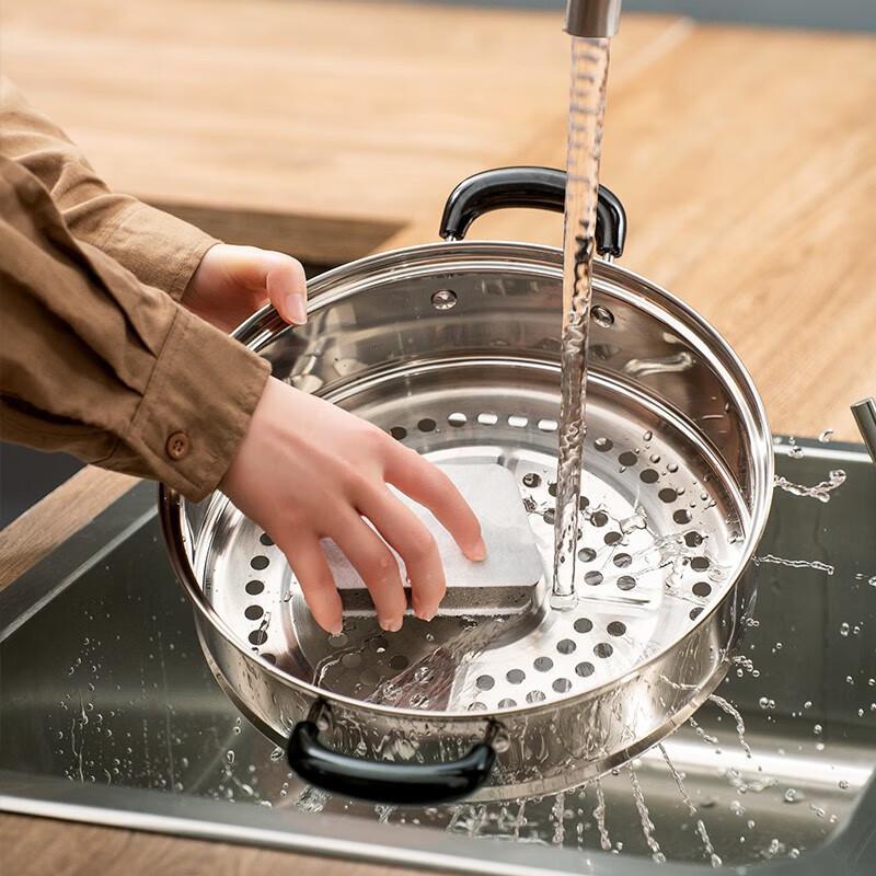 SUPOR 28cm 304 SS Double-Layer Steamer Pot