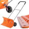 KADAX Snowplow Snow Shovel Snow Blower Scraper On Wheels Strong 65.5cm