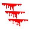 FUNOMOCYA Flowing Blood Car Decal 3 Pcs PVC Car Headlight Sticker Horror Halloween Car Window Decal Easy To Apply