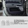 Vis de porte de voiture en alliage d'aluminium, couvercles décoratifs de Protection, garnitures, accessoires de voiture pour Land Rover Defender 110