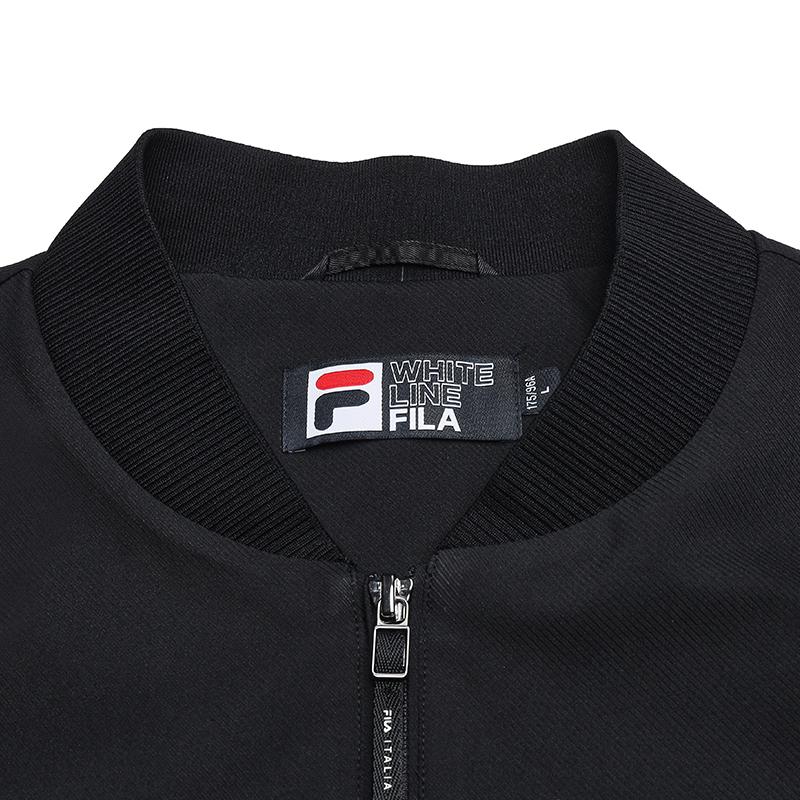 Men's FILA Jackets Men's Jet Black Moderate Straight Fit