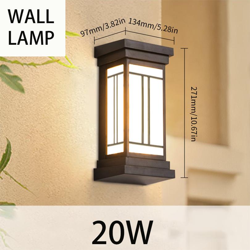 Светодиодный уличный настенный светильник Водонепроницаемый IP66 Датчик движения Светодиодное уличное освещение Подсветка для крыльца Балкон Садовое освещение Уличный настенный светильник