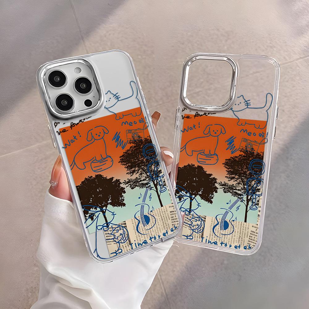 Прозрачный чехол для телефона для iPhone 11 12 13 iPhone 13 14 15 Pro 15 16 Pro Max Samsung A15 A16 A25 A26 A55 A56 S25 S24 S22 S23 Ultra S25 Edge