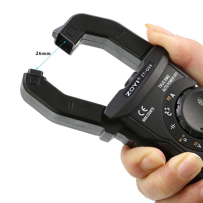 ZOYI ZT-QS9 AC/DC электрический цифровой токоизмерительный мультиметр токоизмерительный прибор измеритель емкости