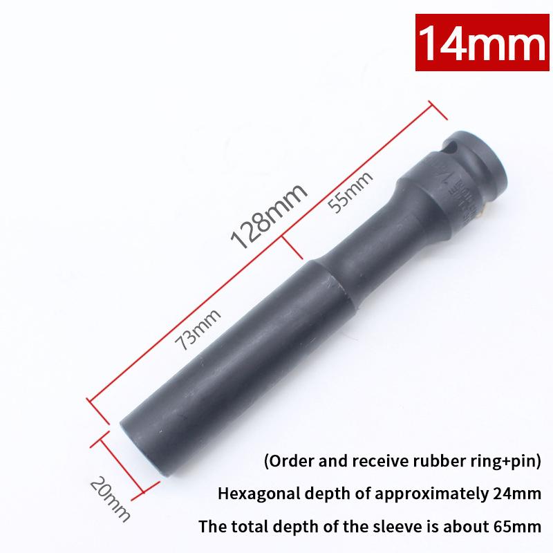 Торцевой гаечный ключ с приводом 1/2 дюйма, шестигранная торцевая головка 8-19 мм, инструменты для снятия шин, адаптер, гаечный ключ, переходник