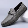 Fashion Genuine Leather Man Loafers Handmade Business Casual Shoes for Men Boat Shoes Slipon Driving Flats Male Leisure Walk Moccasins