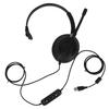 Monaural Business Headset ENC Noise Reduction Mic Mute USB Single Sided Ear Headphone for PCs with