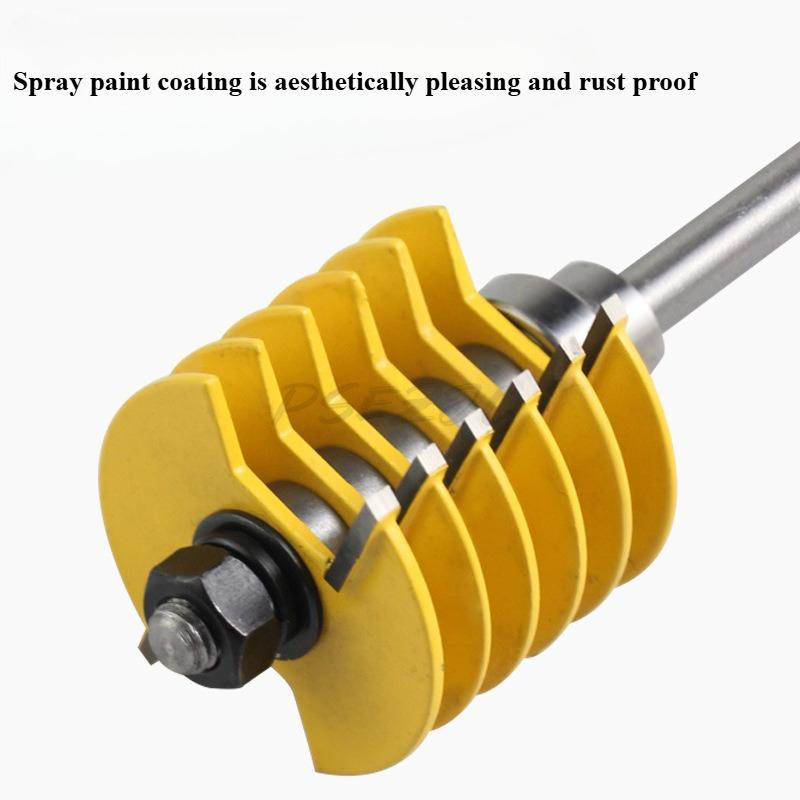 Trapezoidal Finger Joint Knife with 8 Handles and 1/2 Handles Panel Carving Machine Cutting Head Woodworking Milling Cutter