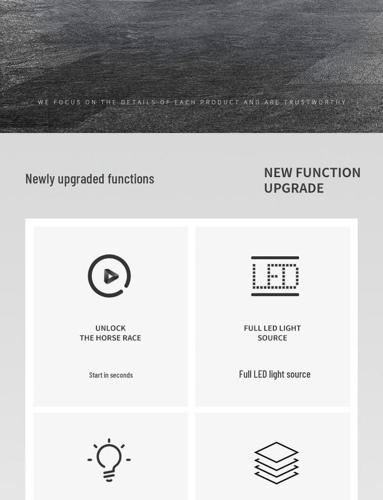 LED Daytime Running Lights & Headlight Assembly for 2014-2018 BMW X5/X6