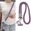 Mobile Phone Lanyard, Crossbody, Woven Rope, Ins, Outdoor Mobile Phone Strap, Ladies, Long, for Travel, Shopping