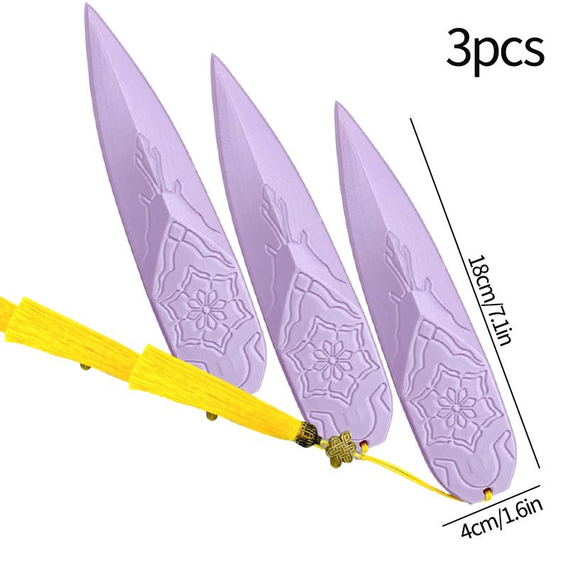 Zoey Kpop Demon Hunters Cosplay Lights Dart Weapons Roleplay Props for Girl Group Idol Halloween Carnival Costume Accessories