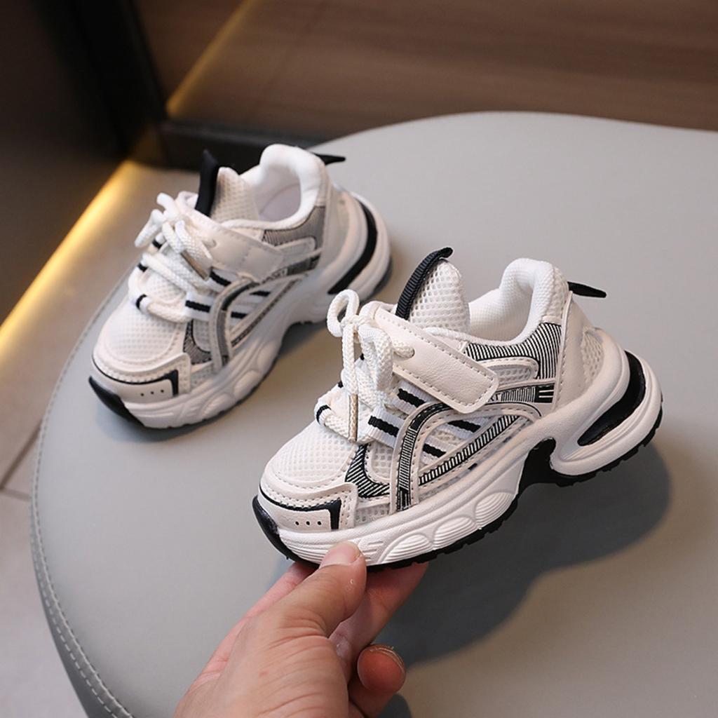 Весенне-осенние детские спортивные туфли для мальчиков 1-3 лет 5 Дышащие кроссовки на мягкой подошве для девочек