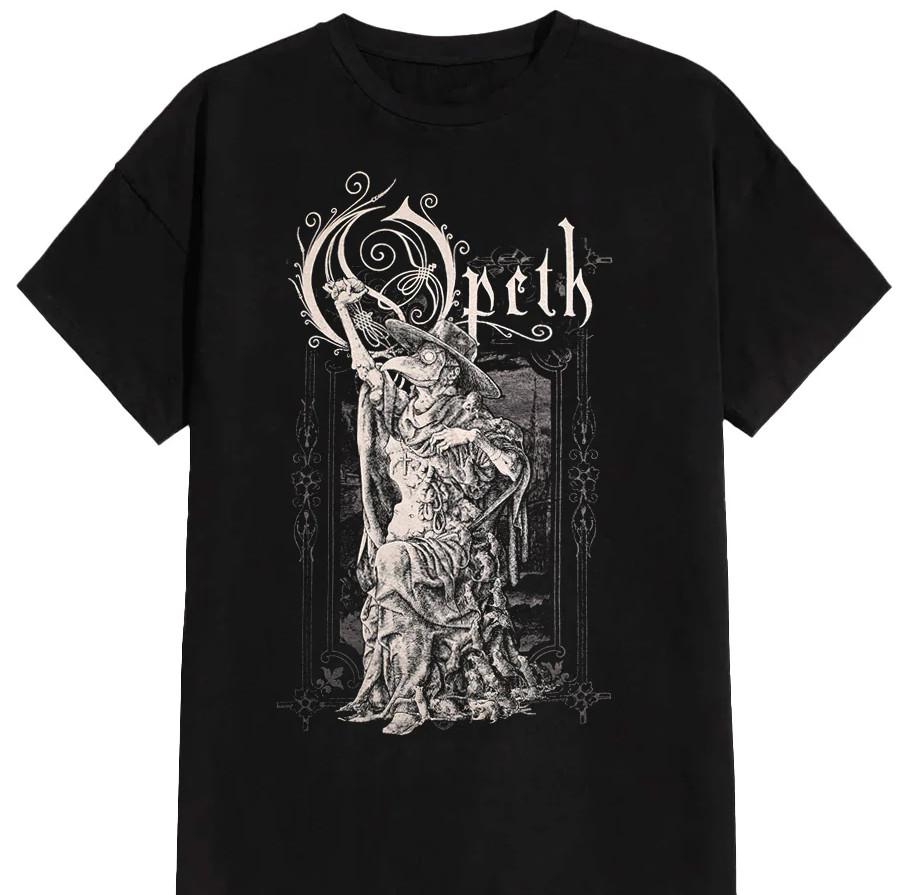Винтажная футболка Opeth Подарок для фанатов Хлопок Черный Все размеры Унисекс Футболка Унисекс Футболка