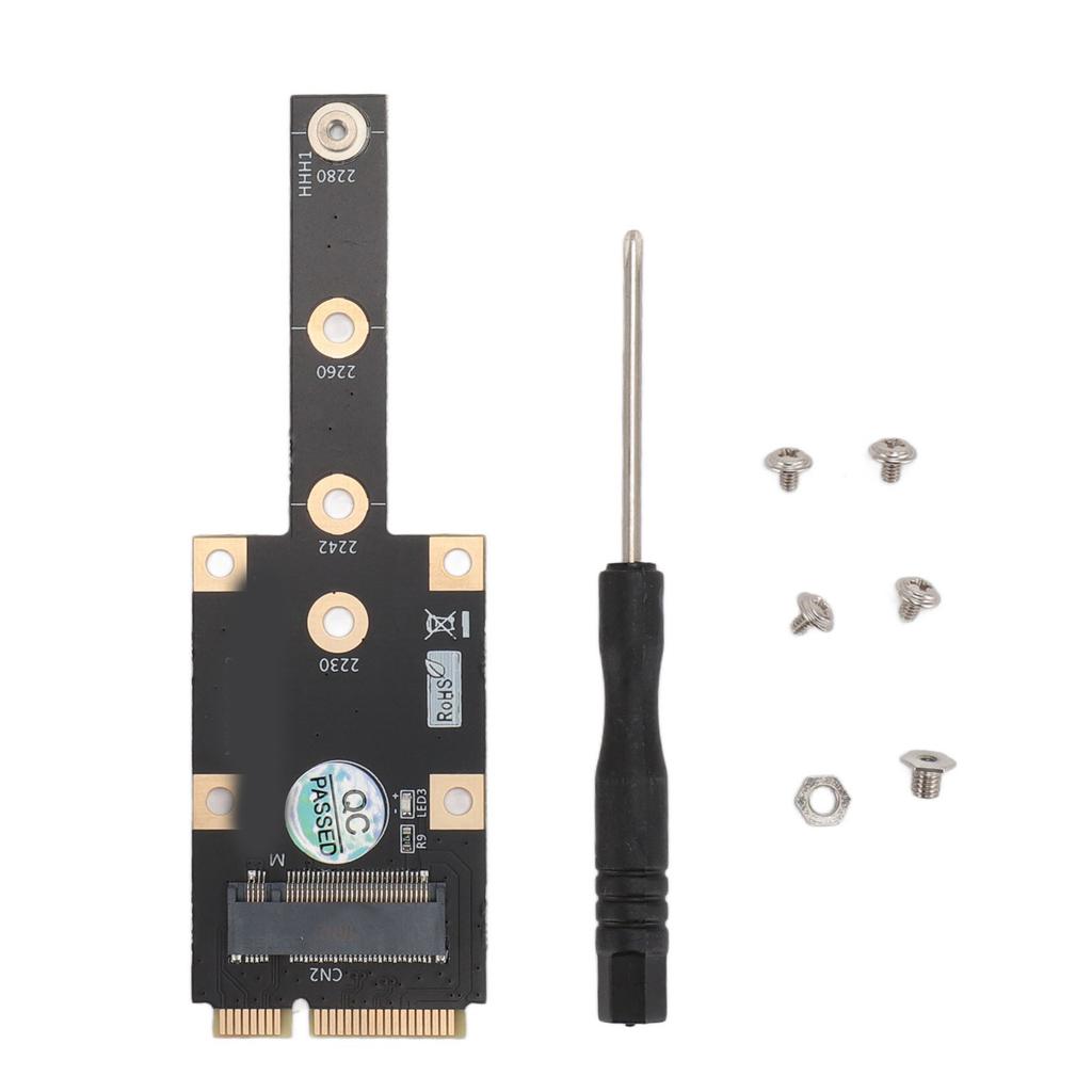 M.2 NGFF NVME SSD Adapter Mini PCIE to M.2 M Key Converter Adapter for 2230 2242 2260 2280 M.2 SSD