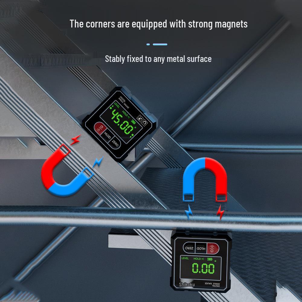 Новый цифровой инклинометр с двойным лазером и сильным магнитным основанием для точных измерений угла