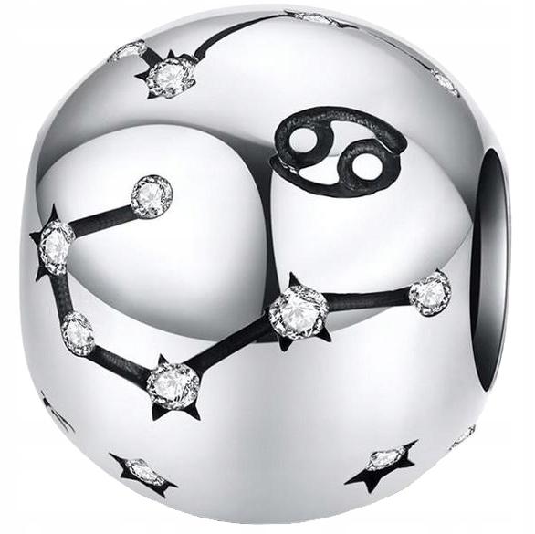 Charms 925 Zodiac Sign Cancer Constellation Pendant Pr 925 Bead