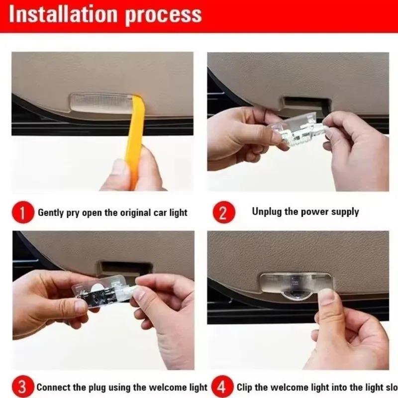 HD Car Led Door Projector Lamp Welcome Light For Lexus F SPORT IS250 IS200 CT200h GS300 LS430 RX450h LX570 IS300 ES300h ERX400h