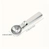 1Pc Stainless Steel Ice Cream And Fruit Scoop Suitable for Watermelon Cantaloupe, And Papaya Food-Safe Ice Cream Fruit Scoop