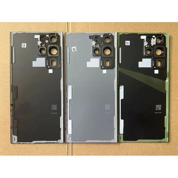 Замена стеклянной задней крышки для Samsung Galaxy S22 S22+/Plus S22Ultra SM-S9010 S9060 S9080 Крышка аккумулятора Задний корпус
