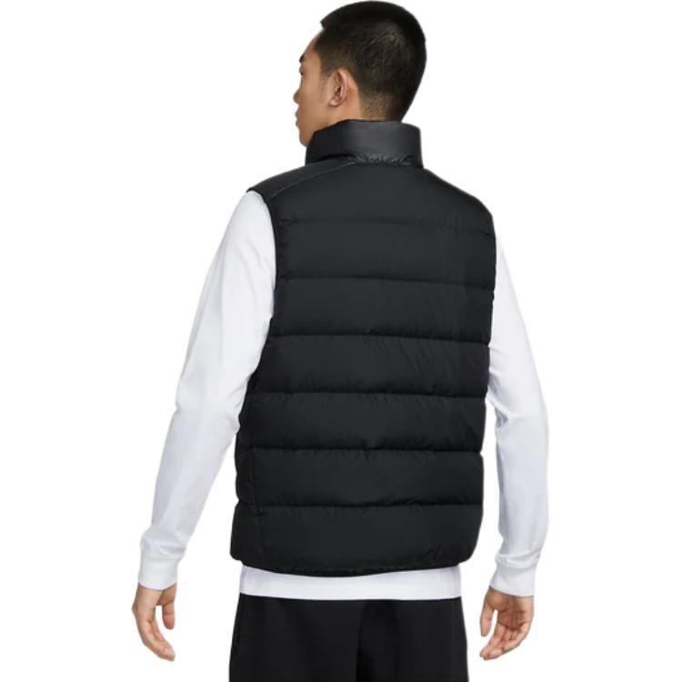 Nike Windproof Warm Stand Collar Down Vest 'Black' Men's DV0757-010