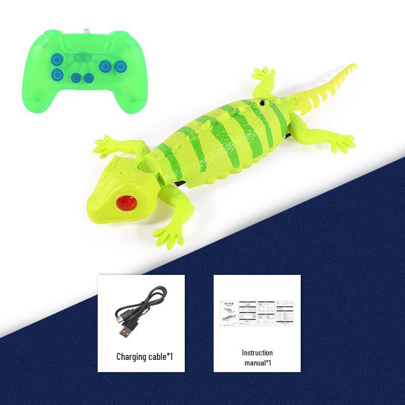 Игрушка-геккон на дистанционном управлении с подсветкой - Электрическая ящерица для детей, Умный пульт в подарок мальчикам