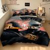 Daft Punk Bedding Quilt Set Quilt Cover Pillowcase Home Decoration Birthday Gift (1 * duvet cover + 2 * pillowcase, without core)