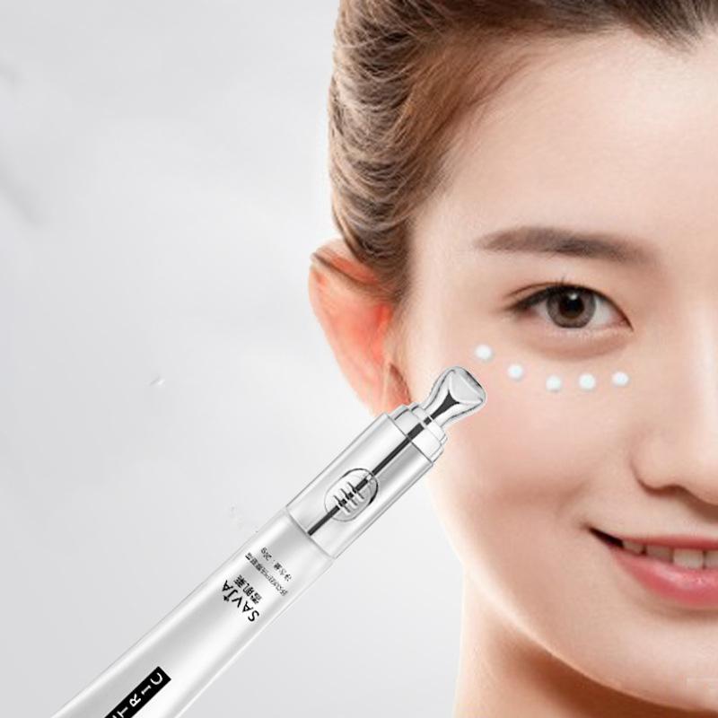 Уход за глазами Не ложиться спать поздно Успокаивающий укрепляющий крем для глаз Светлые темные круги под глазами Мешок под глазами Массаж Электрический крем для глаз