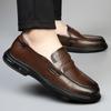 Роскошные брендовые мужские мокасины Slip on Высококачественная мужская повседневная обувь Итальянские мокасины из натуральной кожи Мужская обувь Легкая обувь для вождения
