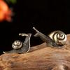 Personalized Antique Mini Snail Ornament Desktop Playpiece Tea Pet Tea Ceremony Decoration
