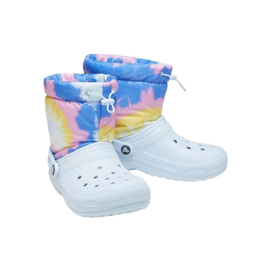 Crocs Классические клоги Теплые Нескользящие Короткие Зимние Ботинки Унисекс Белые 207328-002