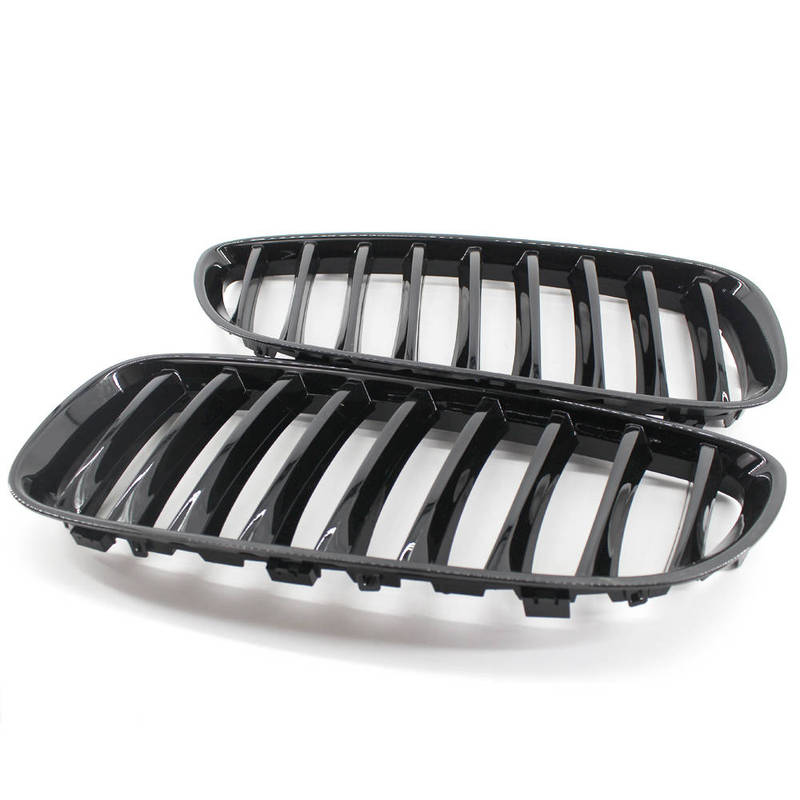 1 Pair Car Front Grilles Kidney Mesh Grille Gloss Black 51137181547 51137181548 Car Accessories For BMW Z4 E89 2009 2010-2016