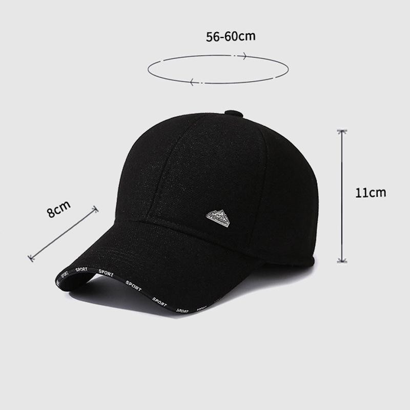 Осенне-зимняя мужская защитная бархатная бейсболка для защиты ушей среднего и пожилого возраста, ветрозащитная, морозостойкая кепка для улицы