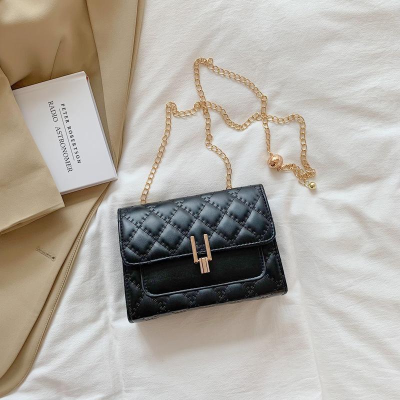 Винтажная сумка-цепочка 2023, модная сумка-мессенджер на одно плечо, простая маленькая квадратная сумка, тренд