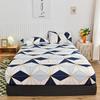 Plaid Style Bedsheet Soft Fitted Sheet Double Bed Mattress Protector 150/180/200 Bed Cover Sabanas Individuales (No Pillowcase)