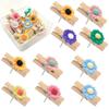 Pack Of 10 Multicolor Flower Push Pins Decorative Thumb Tacks For Bulletin Boards Photo Displays Craft Projects