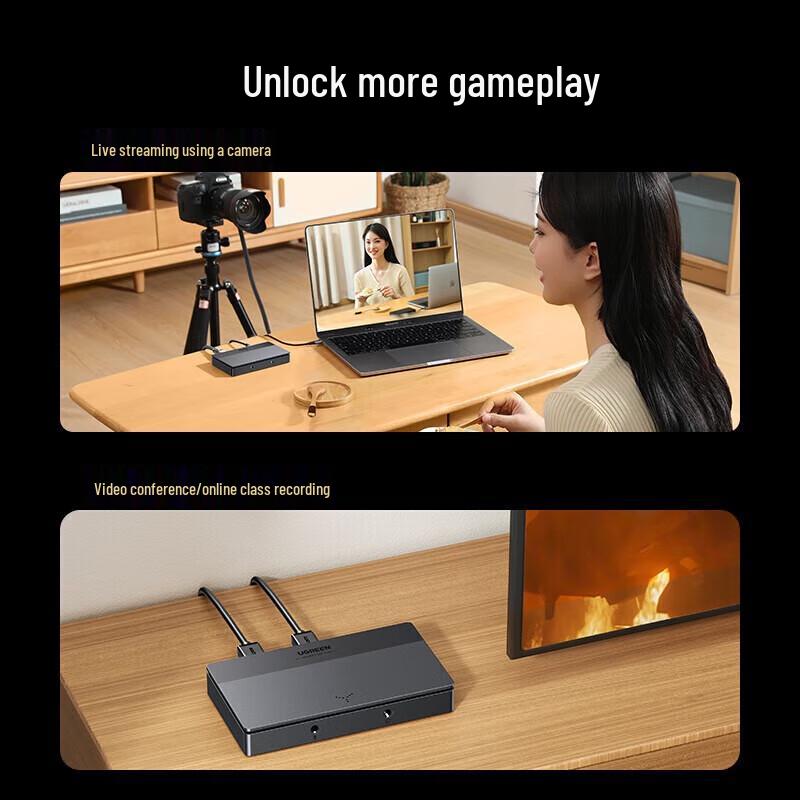 Ugreen 4K HDMI Видеозахватывающая карта CM630