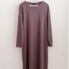 Shop   Women Round Oversized Easywear Long Dress Charcoal Ara Wdr 3088