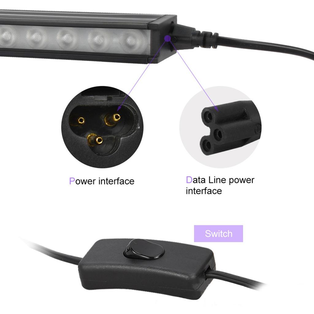 UV LED Black Light, HouLight 10W LED Tube Black Light,Black Lights For Halloween And Blacklight Parties