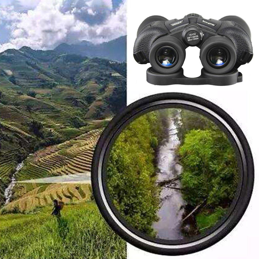 Telescope Binoculars 16x50 Powerful Waterproof Bak4 FMC Coating Lens Military Camping Hunting Tools