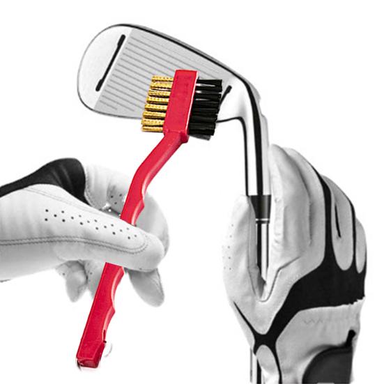 Щетка для чистки гольфа Полезная многофункциональная эффективная щетка для чистки Двусторонняя щетка для чистки гольфа Щетка для гольфа Аксессуары для гольфа