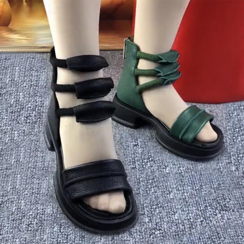 Fashion New Women's Retro Hemp Rope Sandals