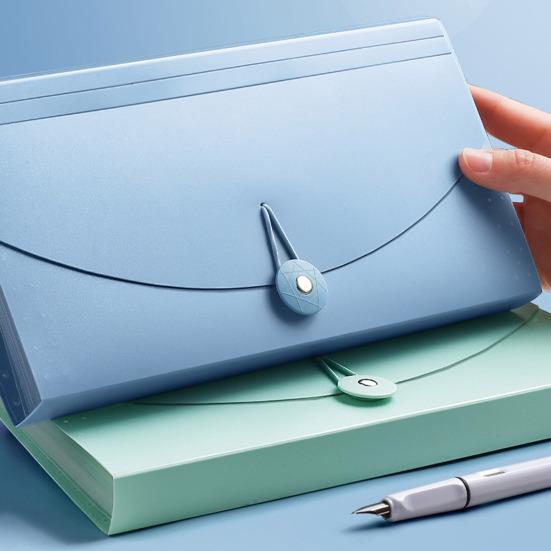 Органайзер для чеков, водонепроницаемый держатель для кассовых чеков, расширяющаяся папка с кнопками, сумка для хранения купонов большой емкости