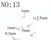 20PCS Wire Diameter 0.3mm Micro Mini  304 Stainless Stee Torsion Spring  For Jewelry