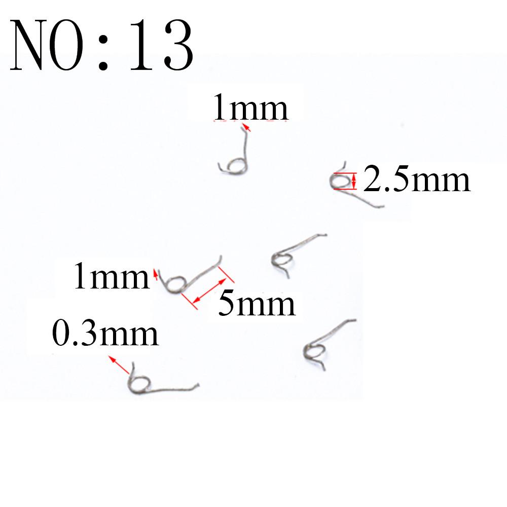 20PCS Wire Diameter 0.3mm Micro Mini 304 Stainless Stee Torsion Spring For Jewelry