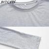 BITCED Весенне-осенний женский свободный однотонный повседневный костюм с длинными рукавами и длинными брюками