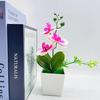 Искусственный бонсай Реалистичные три цветка Неувядающие Неувядающие Декоративные DIY Поддельные Орхидеи Фаленопсис